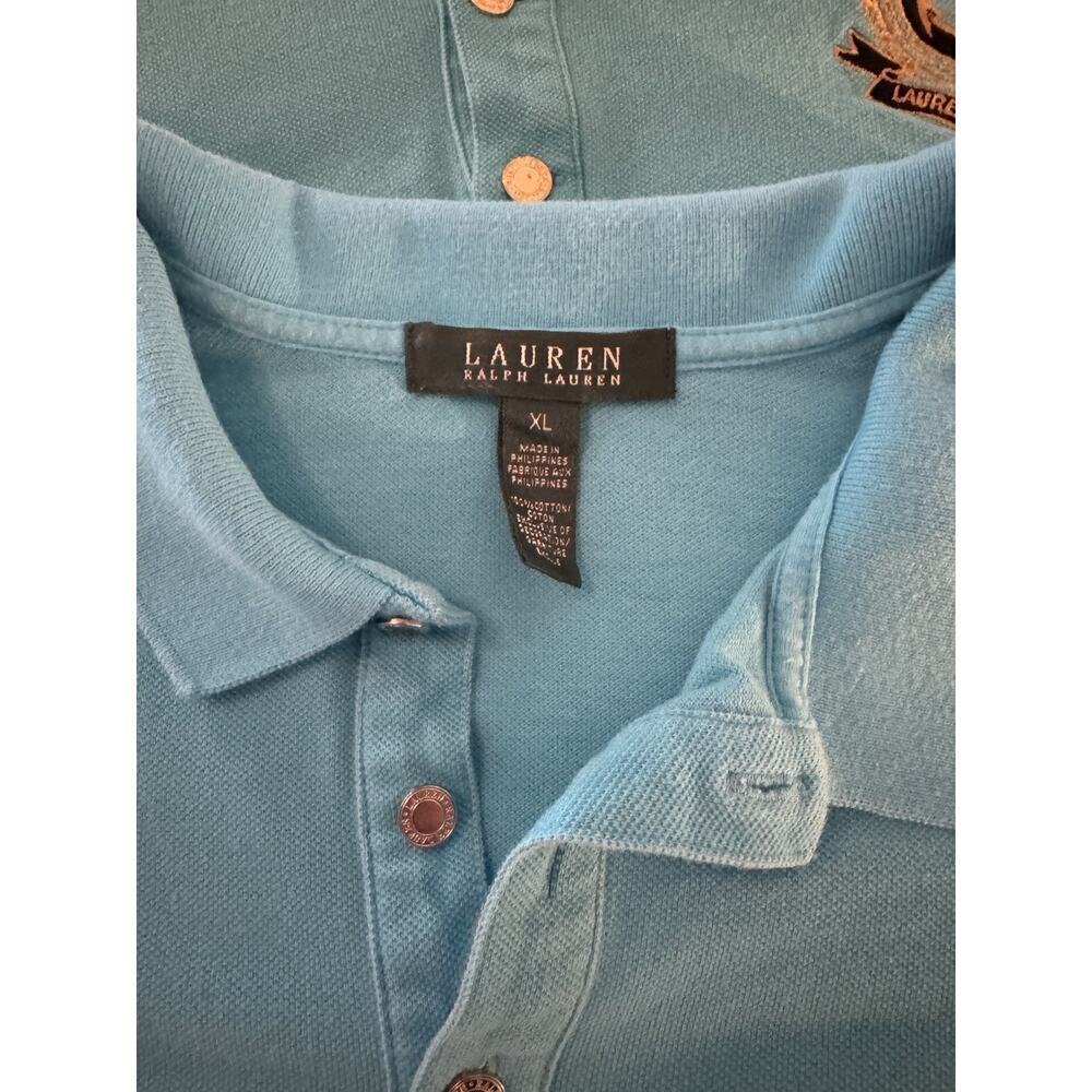 Vintage Polo Ralph Lauren 2 Men Blue Shirts Mens Crest (1) Logo Size XL - Picture 2 of 9